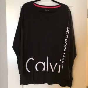 Calvin Klein black long sleeved t-shirt sz 2x